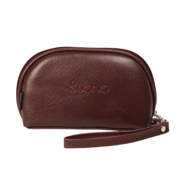 کیف آرایشی مات 2025 قهوه‌ای 