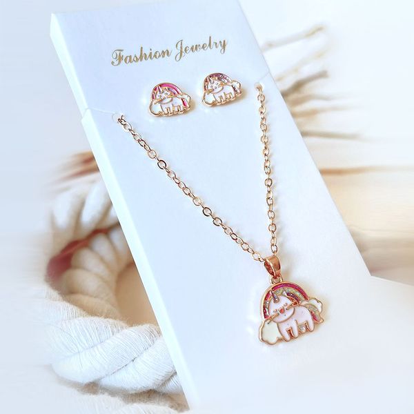 ست گردنبند و گوشواره گربه 