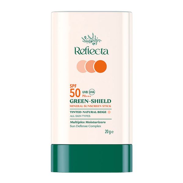 ضد آفتاب استیکی مینرال رنگی spf 50 فاقد جاذب های شیمیایی