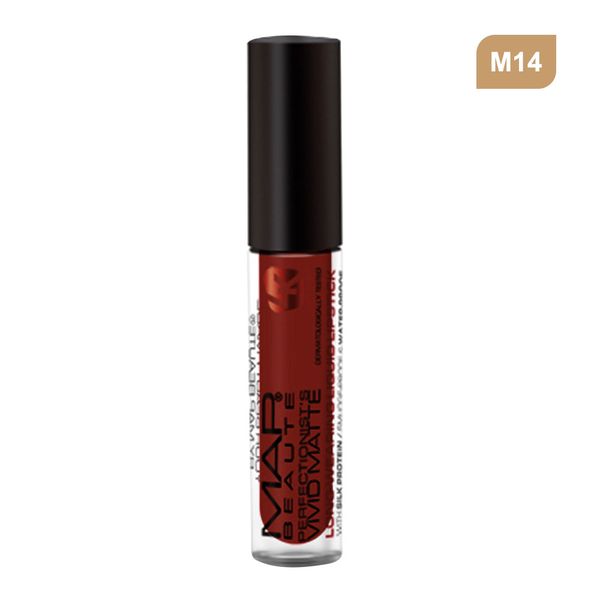 رژ لب مایع حاوی پروتئین ابریشم M14 