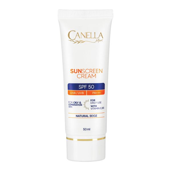 ضد آفتاب رنگی پوست چرب SPF50 بژ طبیعی 
