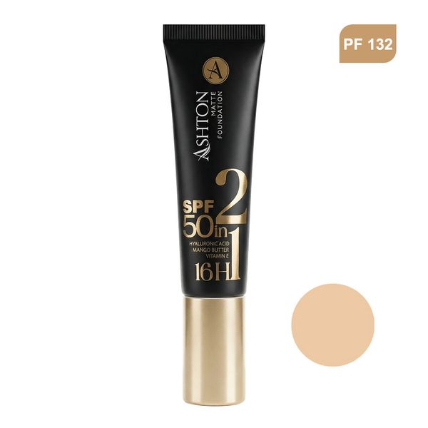 کرم پودر حاوی ضد آفتاب SPF50 PF132 