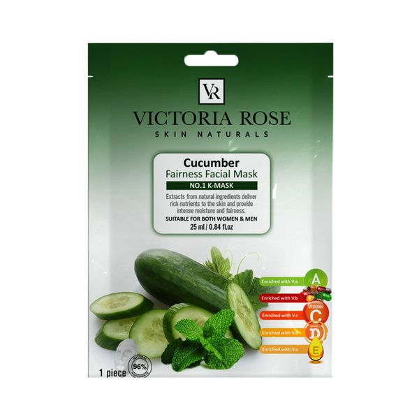 ماسک صورت ورقه ای خیار و عصاره نعناع