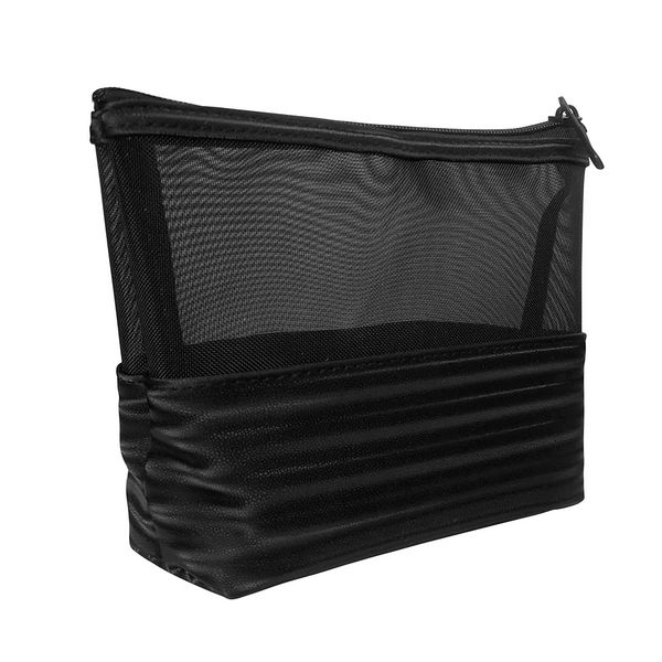 کیف آرایشی چرم مشکی