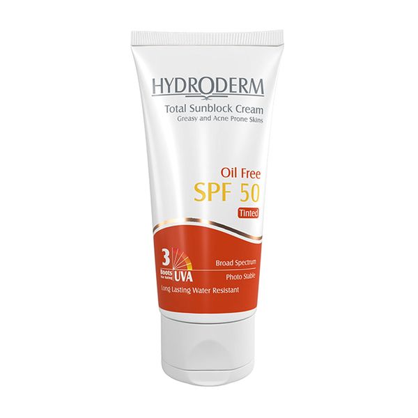 ضد آفتاب رنگی فاقد چربی SPF50