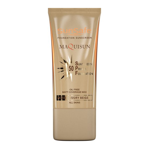 ضد آفتاب کرم‌پودری بژ عاجی مکی ‌سان SPF50 NC10