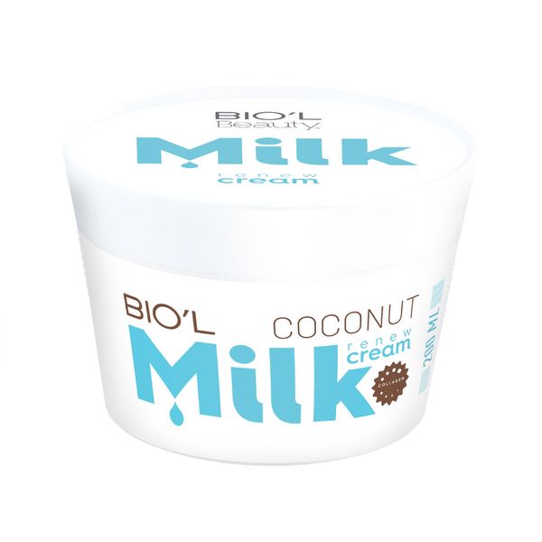 کرم  کاسه ای شیر و نارگیل مناسب برای پوست نرمال تا خشک