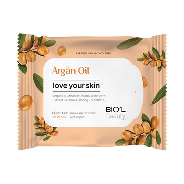 دستمال مرطوب پاک کننده آرایش صورت پوست خشک و حساس