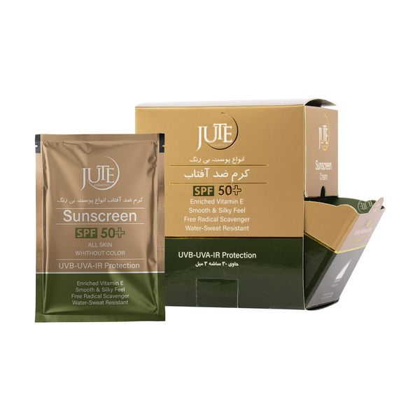 ضد آفتاب بی رنگ +SPF50 اس پی انواع پوست 30 عددی