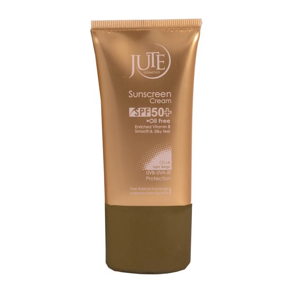 ضد آفتاب +SPF50 پوست چرب 40 میل بژ روشن 