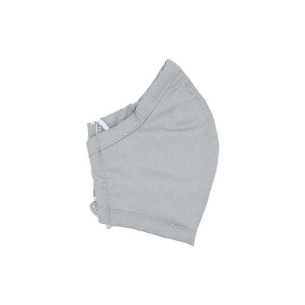 ماسک پارچه ای فیلتر دار کتان کج راه خاکستری