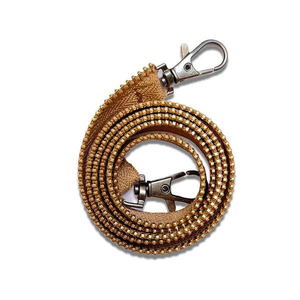 بند ماسک طرح زیپ بژ 