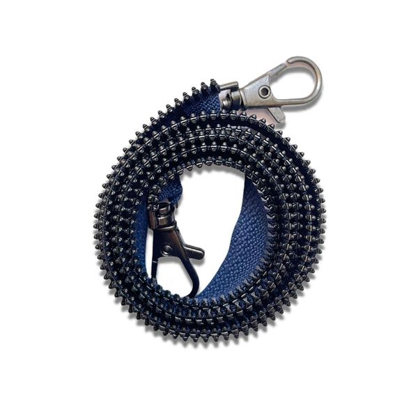 بند ماسک طرح زیپ سرمه‌ای 