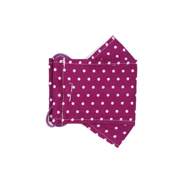 ماسک پارچه ای طرح بنفشه