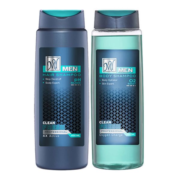 پک شامپو سر و بدن کلین فرش مخصوص آقایان