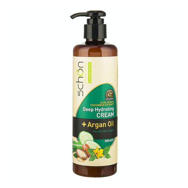 کرم مرطوب کننده پمپی خیار و آرگان