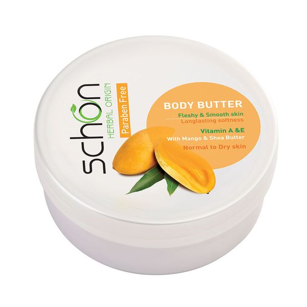 کرم بدن حاوی کره گیاهی انبه