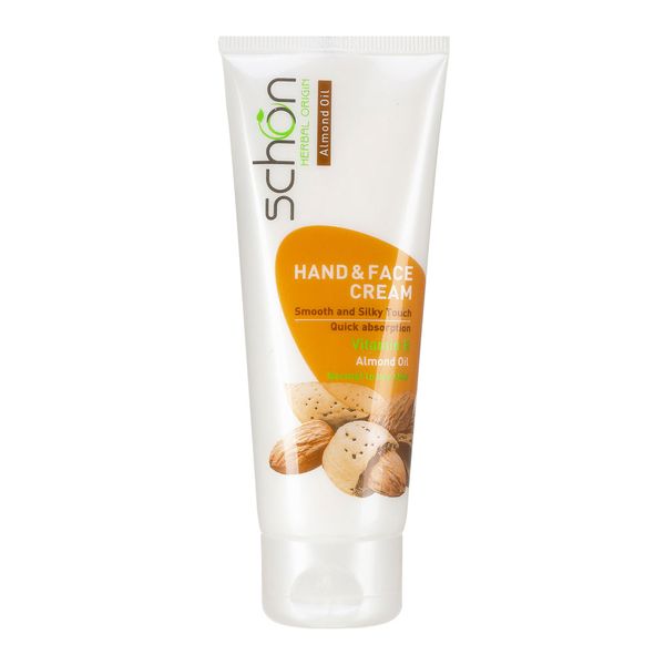 کرم دست و صورت تیوبی گیاهی با عصاره بادام