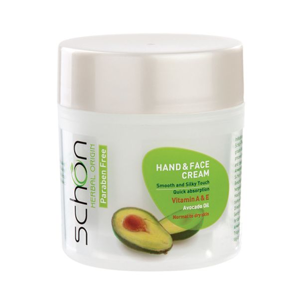 کرم دست و صورت کاسه ای گیاهی با عصاره آووکادو