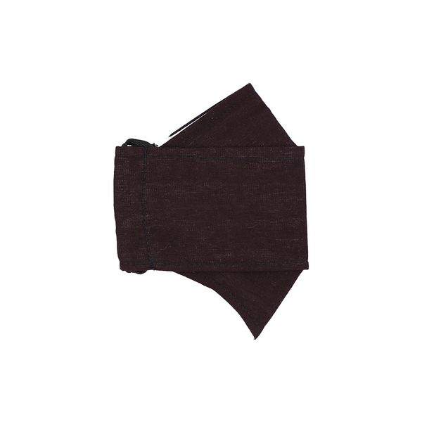 ماسک پارچه ای فیلتر دار کتان کج راه مشکی