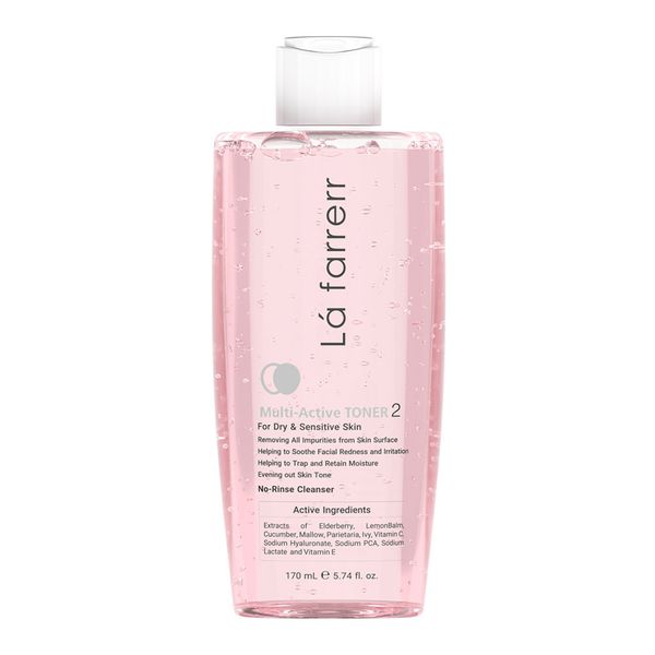 تونر مولتی اکتیو مخصوص پوست‌های خشک و حساس 2