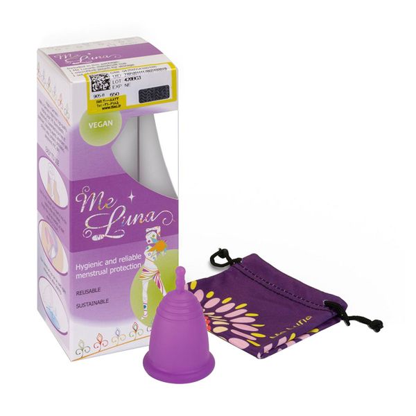 کاپ قاعدگی کلاسیک ساقه‌ای بزرگ بنفش 