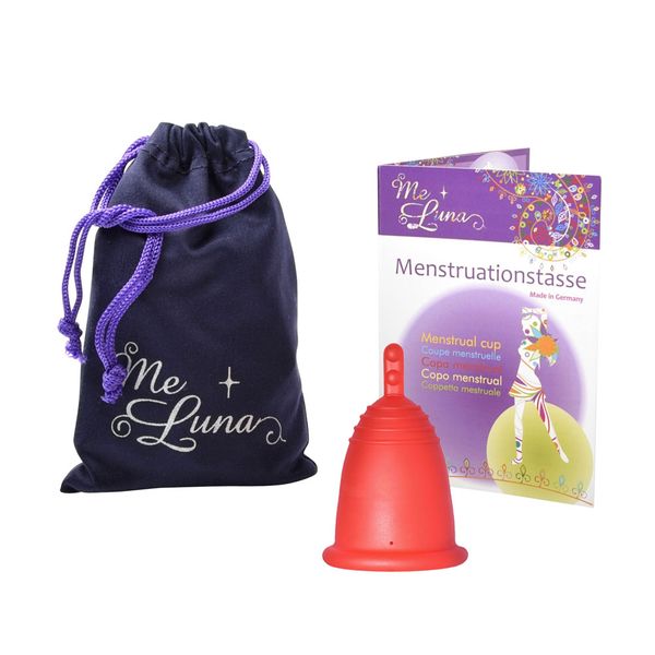 کاپ قاعدگی کلاسیک ساقه‌ای بزرگ قرمز 