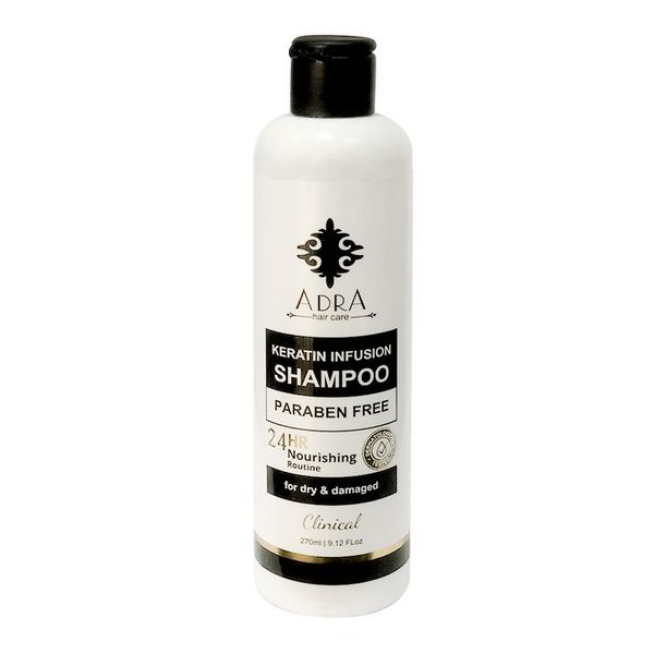 شامپو کراتین و ویتامین E موهای خشک و آسیب دیده