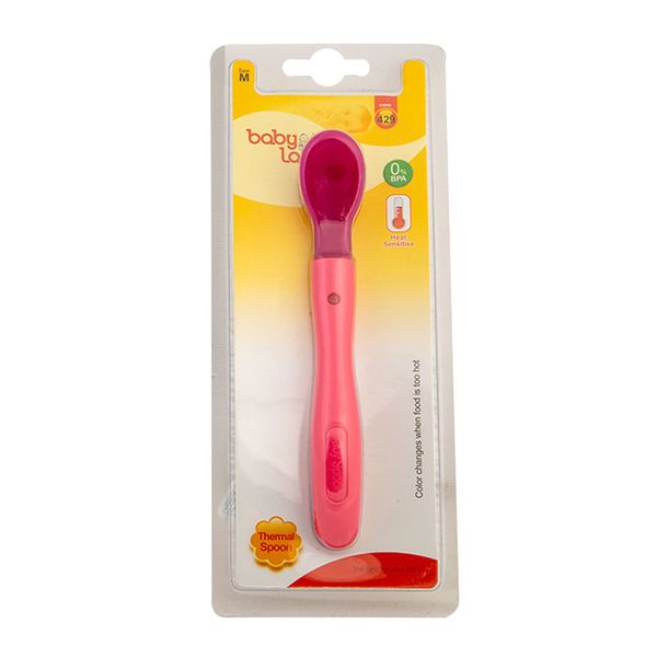قاشق غذاخوری سیلیکون حرارتی بلیستر کودک سایز 2 (M) 