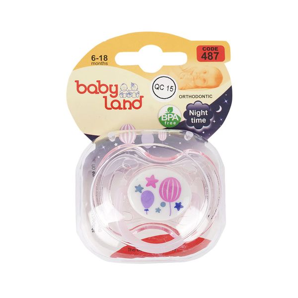 پستانک النا شب تاب ارتودنسی طرح بادکنک سایز 2 (6 تا 18 ماه) 