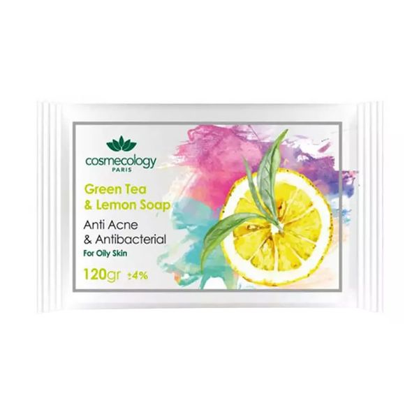 صابون چای سبز و لیمو مناسب پوست چرب و مستعد آکنه