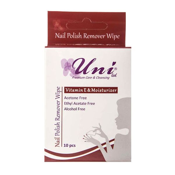 لاک پاک‌کن بدون استون و الکل ساشه 10 عددی