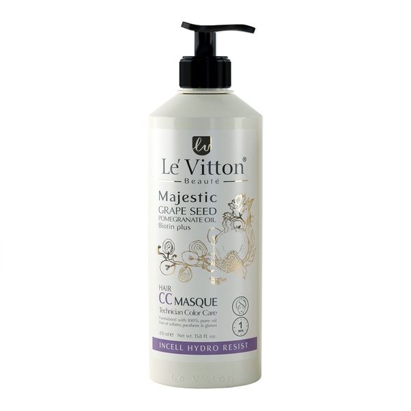 ماسک مو مغذی انگور و انار مدل CC Masque موهای رنگ شده 470 میل