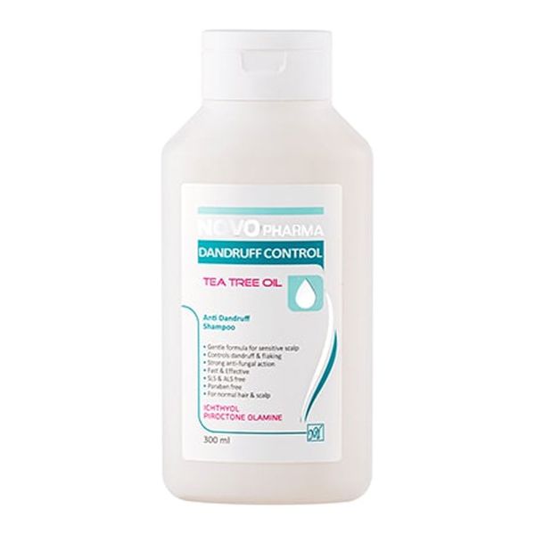 شامپو ضد شوره موهای نرمال نووفارما 300 میل 