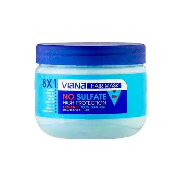 ماسک مو ترمیم کننده،محافظت کننده و تقویت کننده حاوی 8 روغن بدون سولفات 500 میل 