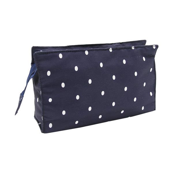 کیف آرایشی متوسط طرح خال خالی