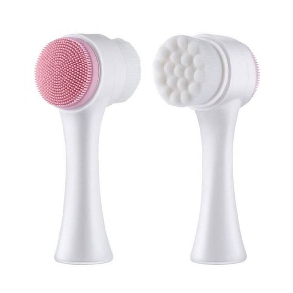 فیس براش دستی سفید صورتی 