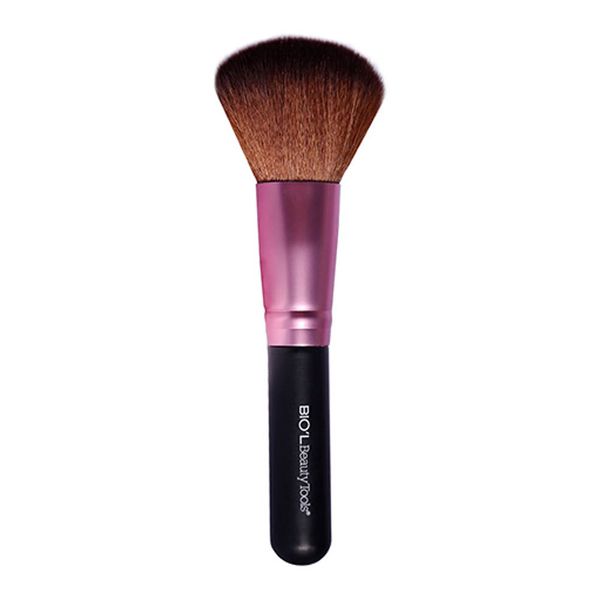 براش کرم پودر متوسط حجیم قلمی چوبی