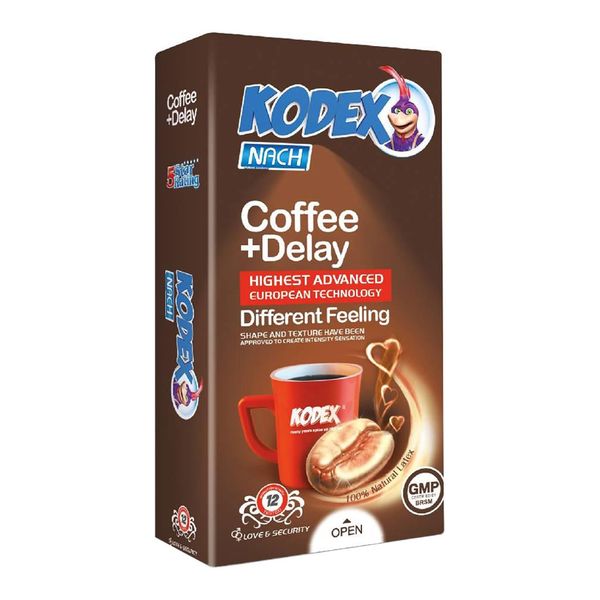 کاندوم 12 عددی Coffee+Delay