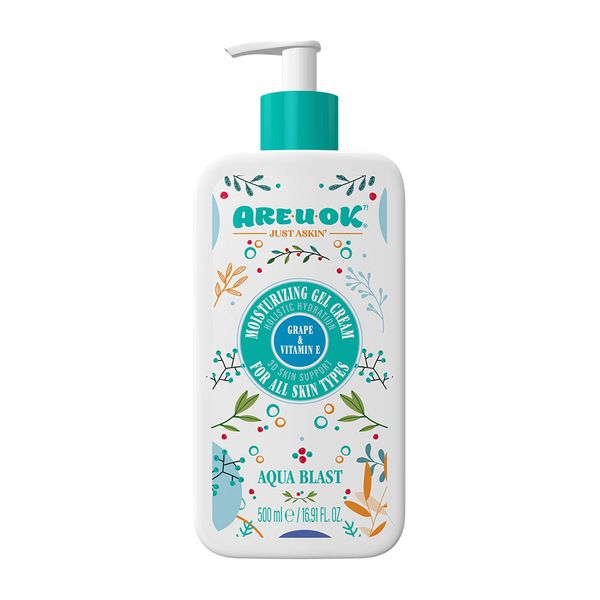 کرم ژل آبرسان پمپی انگور و ویتامین ای