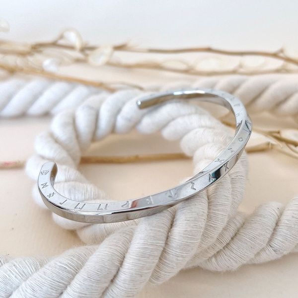 بنگل مردانه نقره ای پیچی