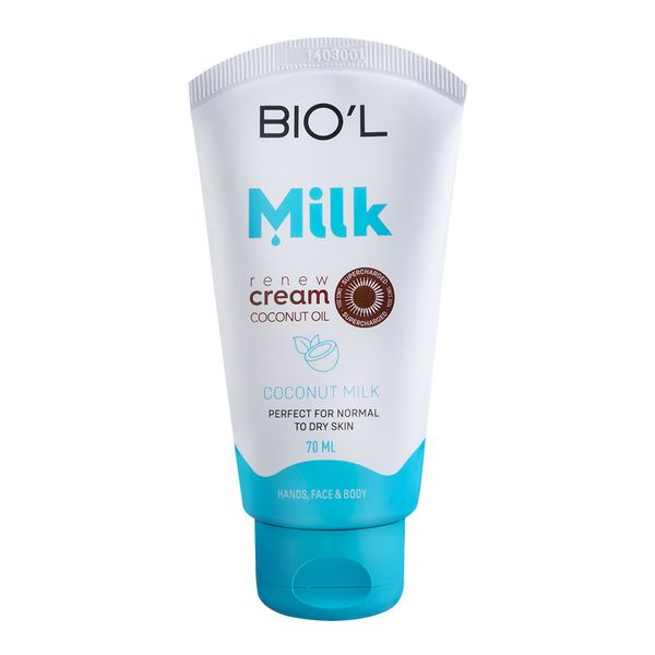 کرم تیوپی شیر کوکونات میلک مناسب پوست خشک و معمولی