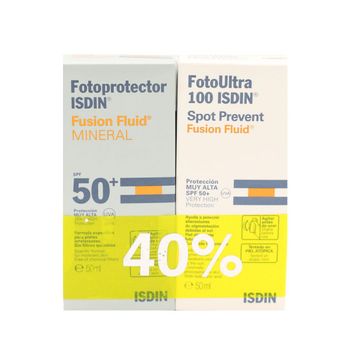 پک ضد آفتاب اسپات و فیوژن فلوئید مینرال