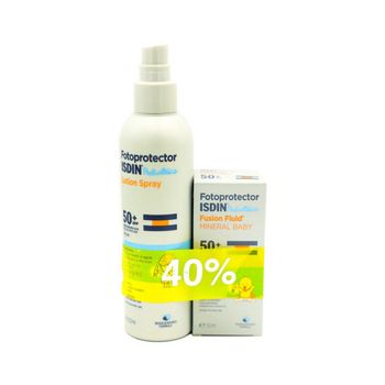 پک ضد آفتاب فیوژن مینرال نوزاد و کودک و اسپری کودکان