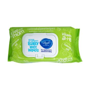 دستمال مرطوب کودک کالاندولا 50 برگ