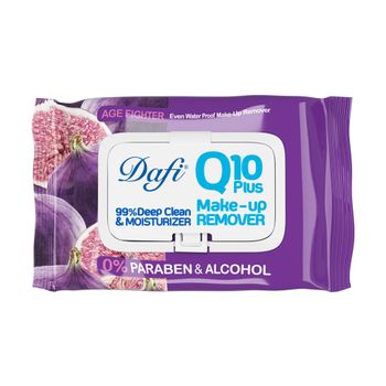 دستمال مرطوب پاک کننده آرایش 50 برگ میوه‌ای