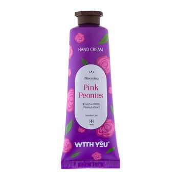 کرم مرطوب‌کننده دست حاوی عصاره گل پیونی برای پوست حساس