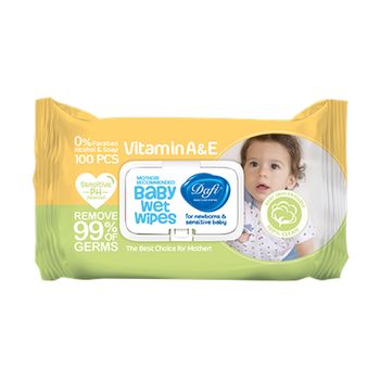 دستمال مرطوب پاک کننده کودک اکسترا 100 برگ درب دار