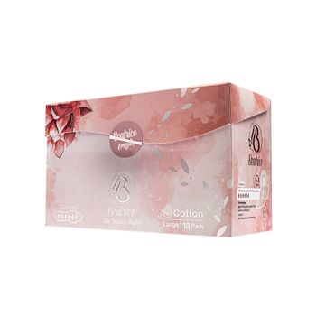 نوار بهداشتی بالدار فلاف نازک با رویه کتان سایز بزرگ 18 عددی