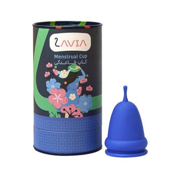 کاپ قاعدگی سایز متوسط آبی 